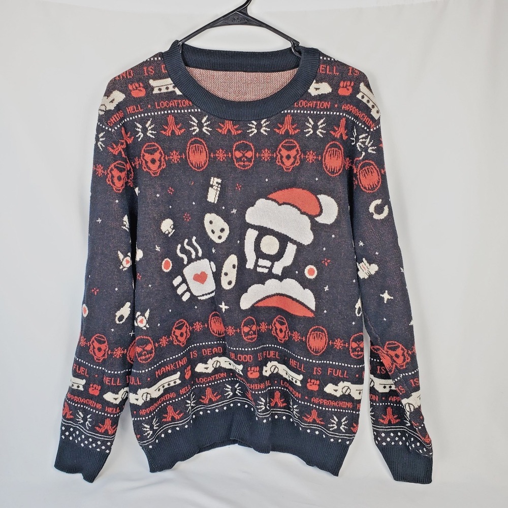 Ultrakill Holiday Christmas Sweater Newblood Store Mens Medium